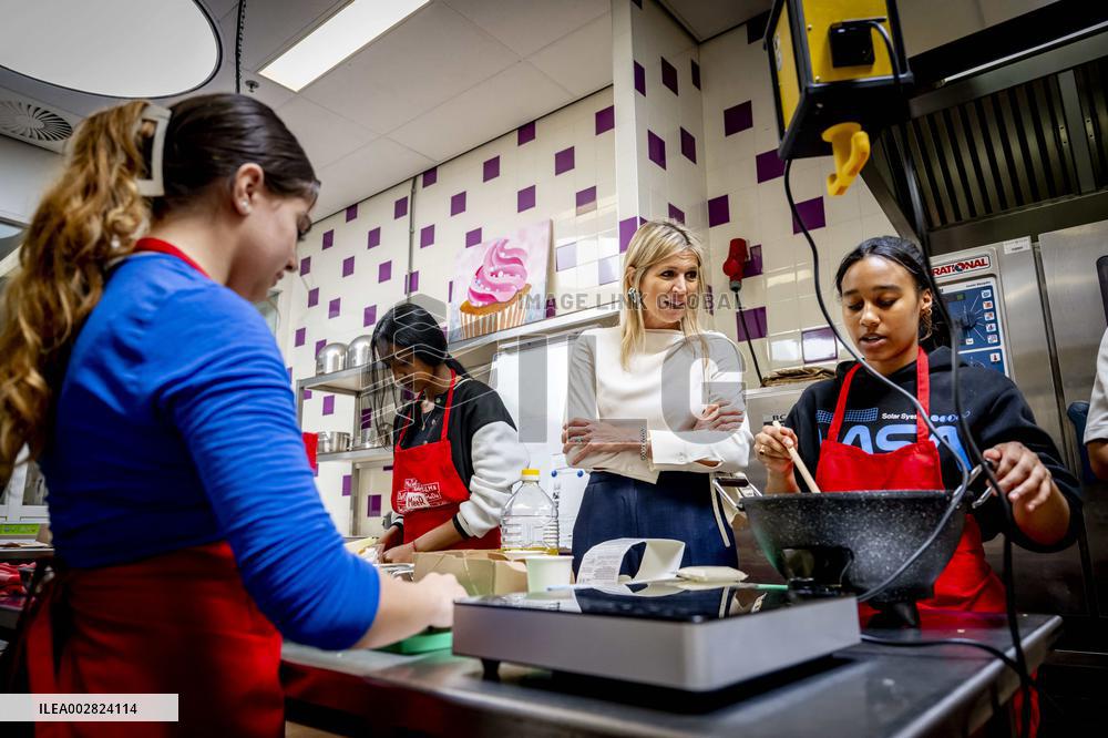 Queen Maxima Visit To Secondary Education - Arnhem
