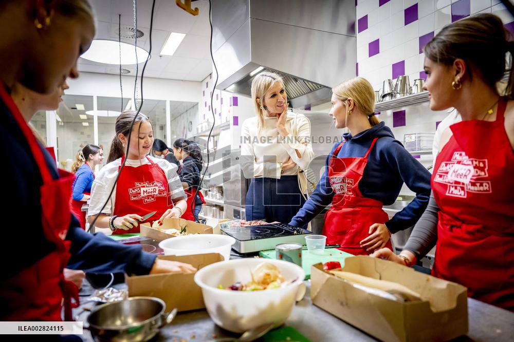 Queen Maxima Visit To Secondary Education - Arnhem