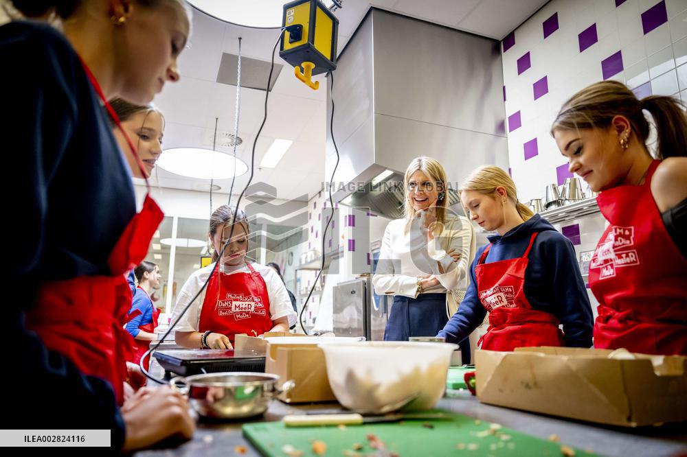Queen Maxima Visit To Secondary Education - Arnhem