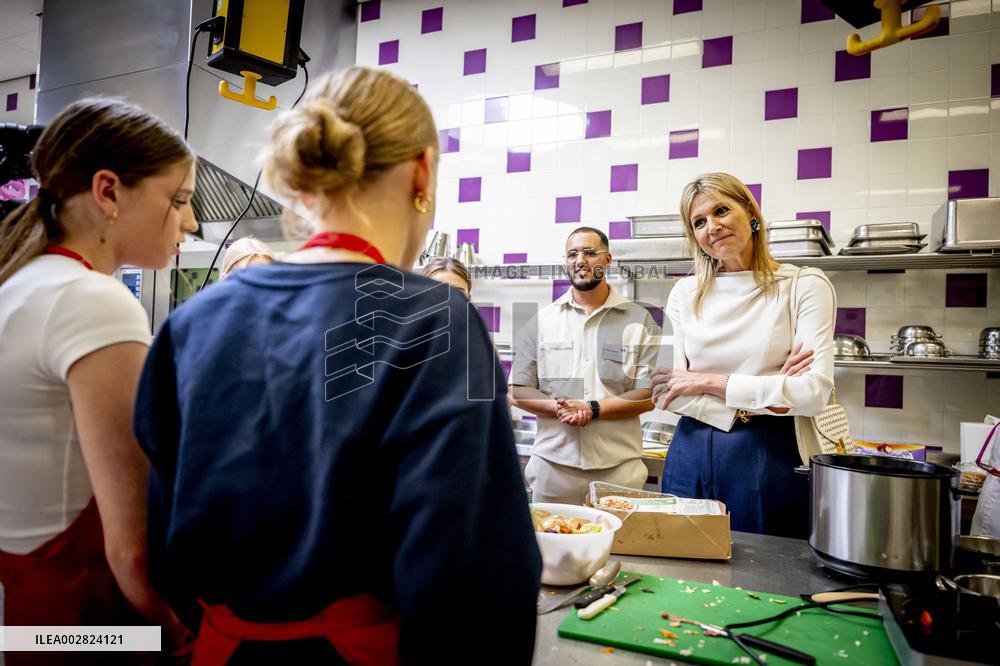 Queen Maxima Visit To Secondary Education - Arnhem