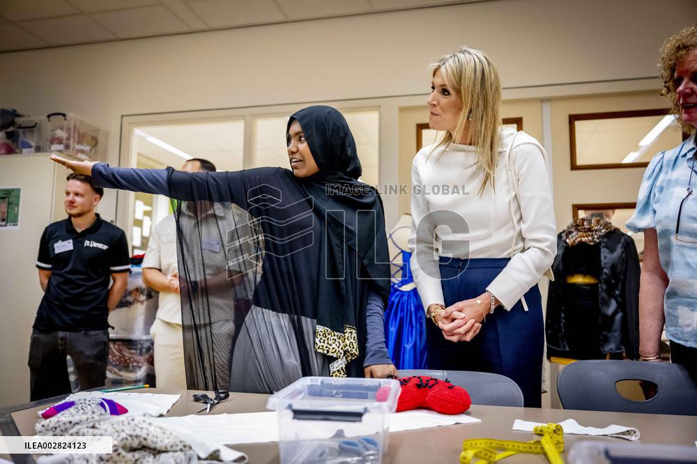 Queen Maxima Visit To Secondary Education - Arnhem