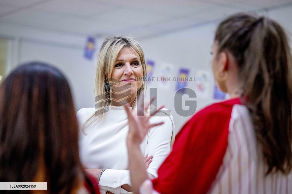 Queen Maxima Visit To Secondary Education - Arnhem