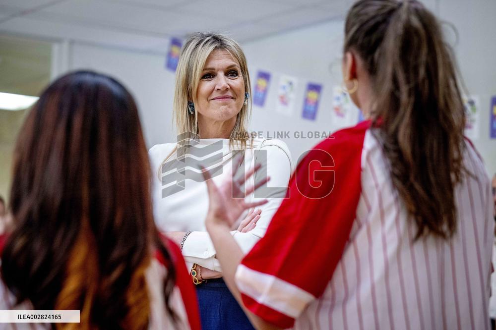 Queen Maxima Visit To Secondary Education - Arnhem