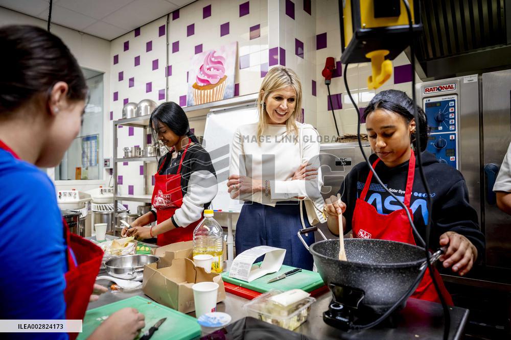 Queen Maxima Visit To Secondary Education - Arnhem