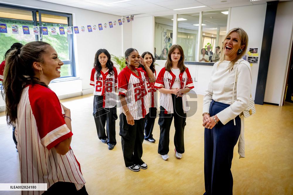 Queen Maxima Visit To Secondary Education - Arnhem