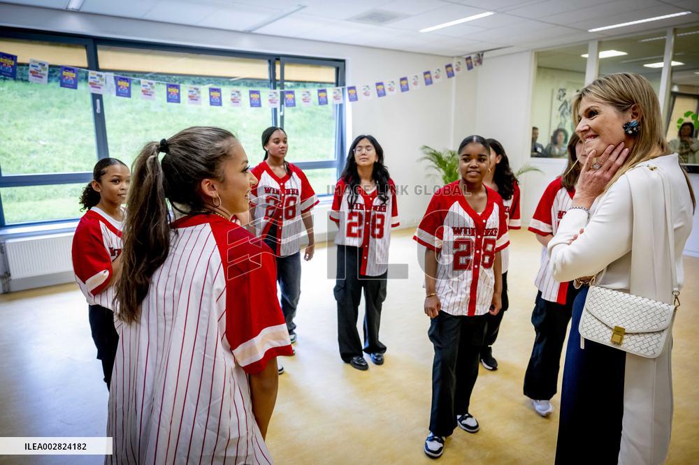 Queen Maxima Visit To Secondary Education - Arnhem