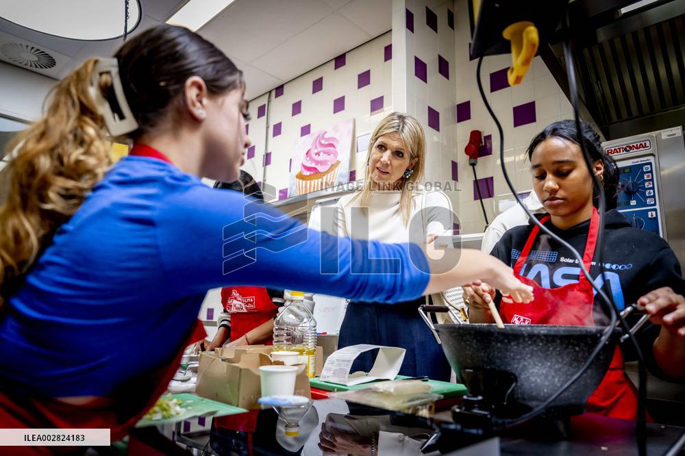 Queen Maxima Visit To Secondary Education - Arnhem