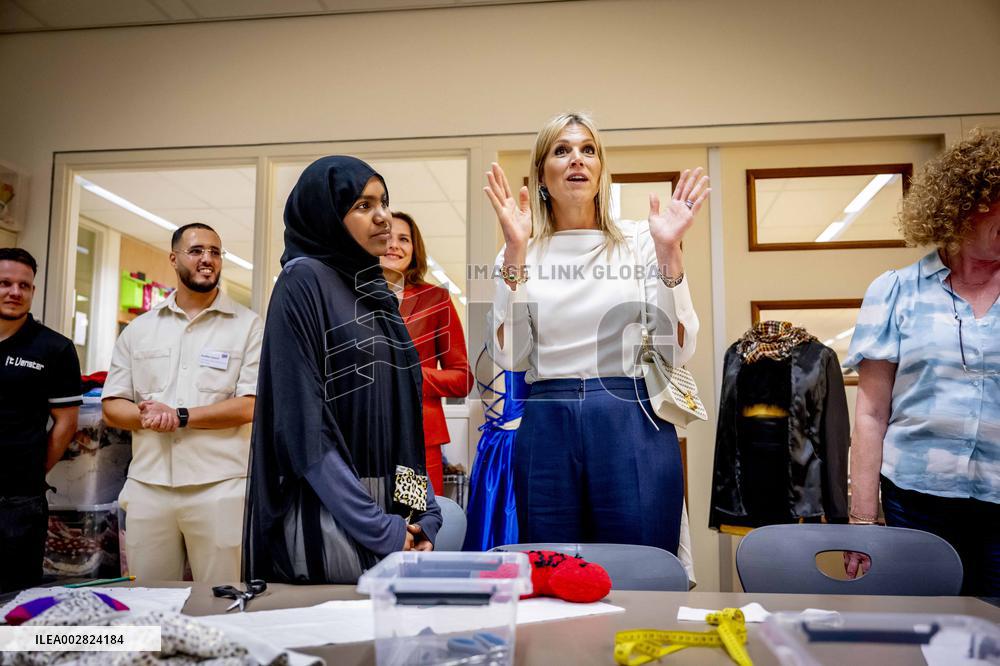 Queen Maxima Visit To Secondary Education - Arnhem