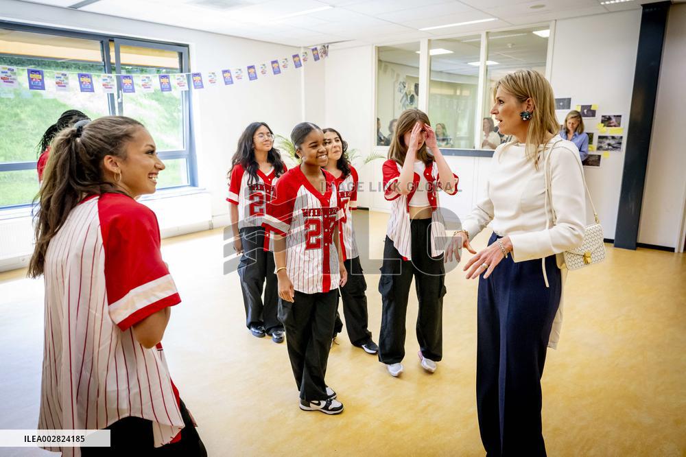 Queen Maxima Visit To Secondary Education - Arnhem
