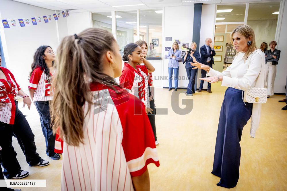 Queen Maxima Visit To Secondary Education - Arnhem