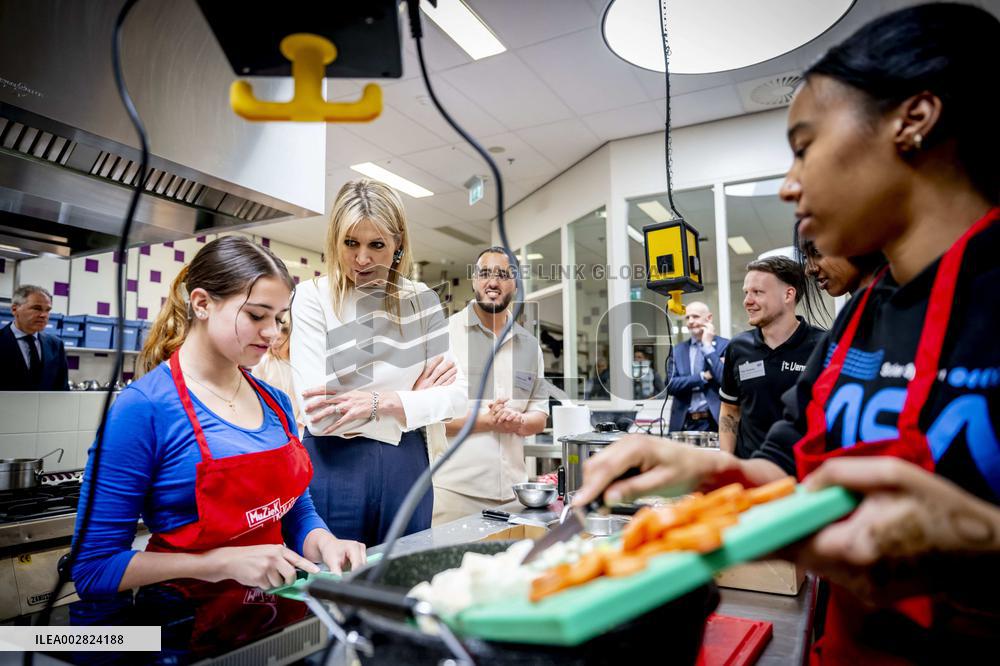 Queen Maxima Visit To Secondary Education - Arnhem