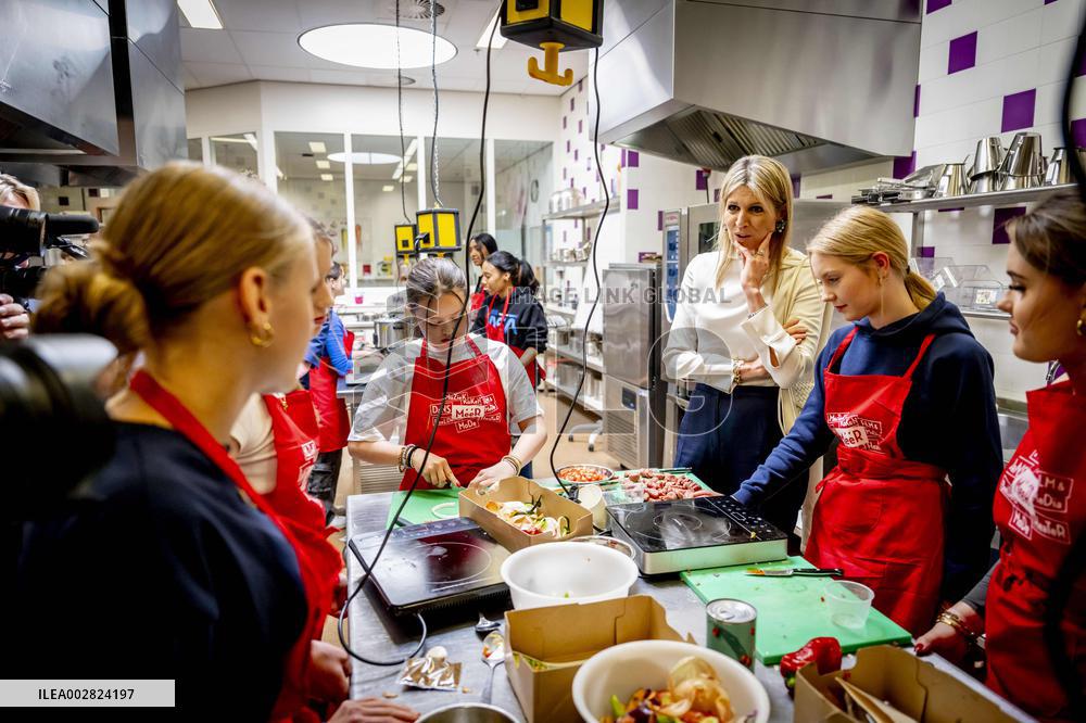 Queen Maxima Visit To Secondary Education - Arnhem