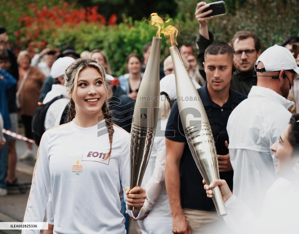 (SP)FRANCE-LOIRE-2024 PARIS OLYMPIC-TORCH RELAY