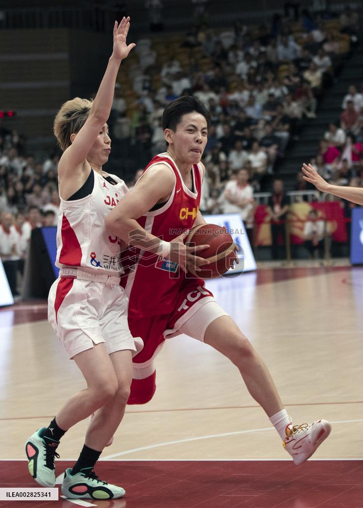 (SP)CHINA-SHAANXI-XI'AN-BASKETBALL-WOMEN-FRIENDLY-CHN VS JPN (CN)