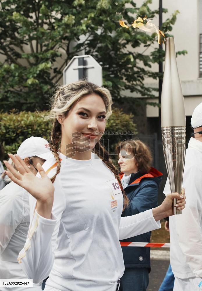 (SP)FRANCE-LOIRE-2024 PARIS OLYMPIC-TORCH RELAY