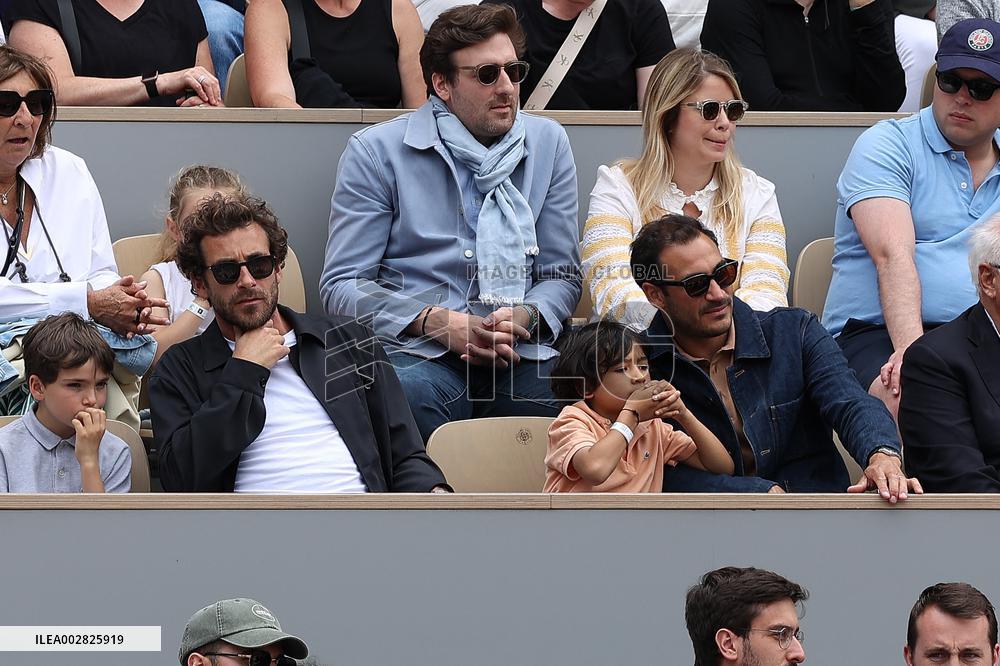 Celebrities In Stands During The 2024 French Open - Village Day Nine NB