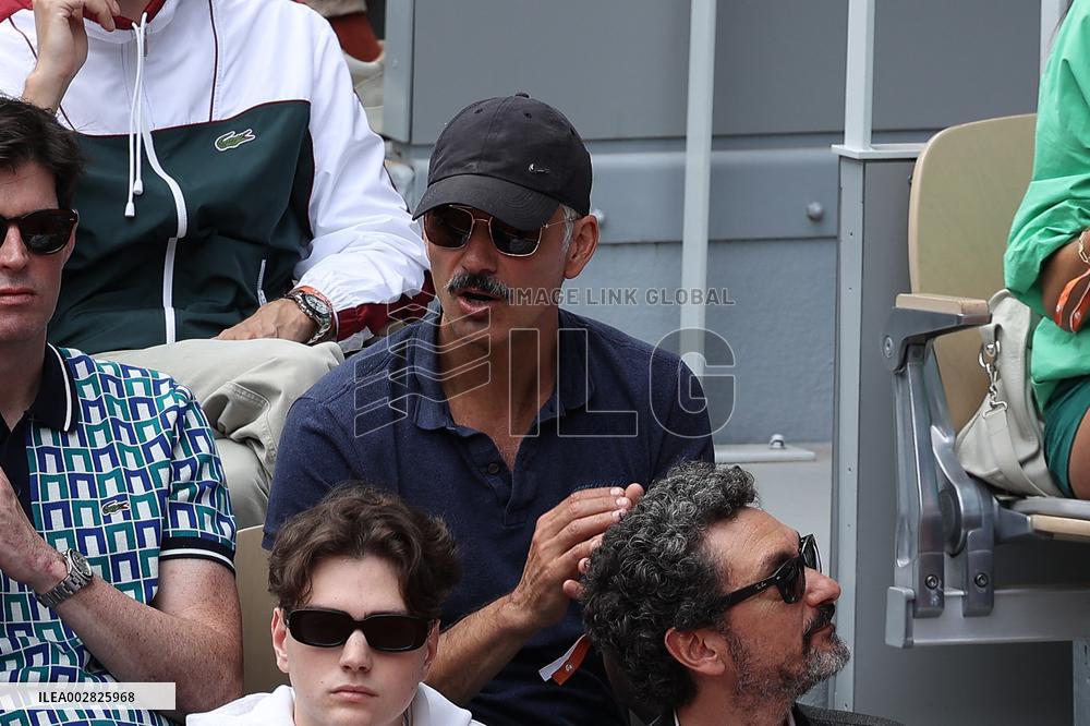 Celebrities In Stands During The 2024 French Open - Village Day Nine NB