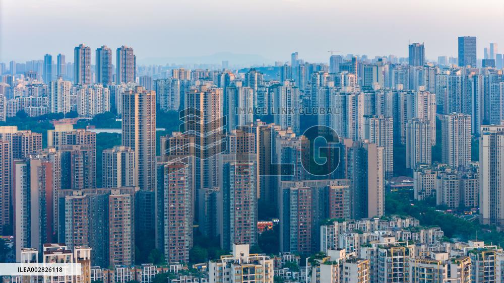 High-rise Buildings in Downtown Chongqing
