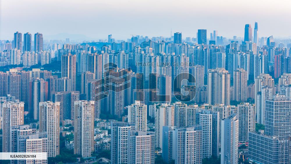 High-rise Buildings in Downtown Chongqing