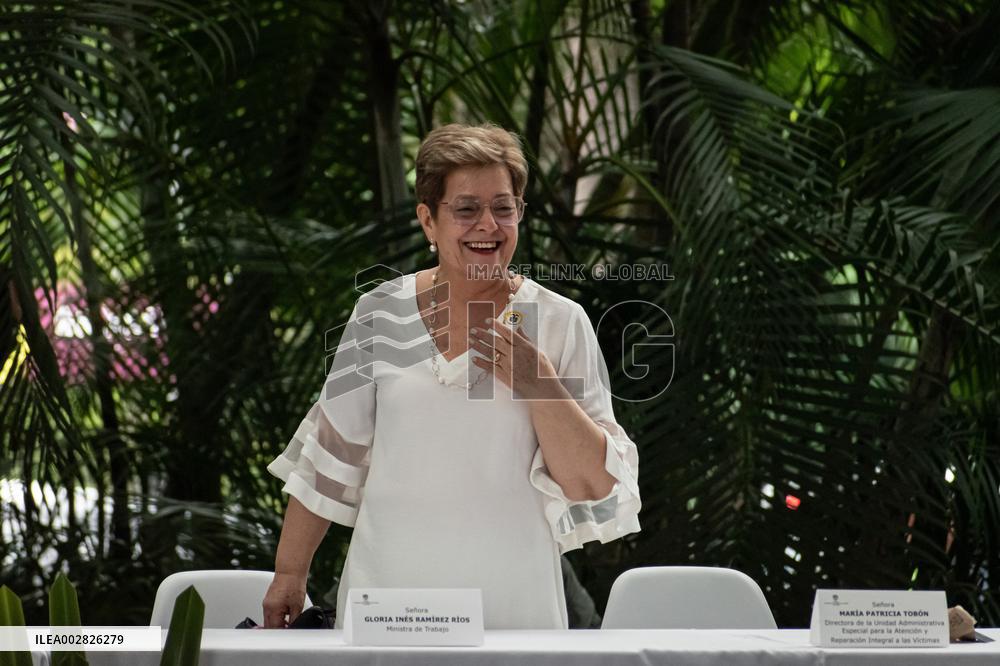 Colombian President Gustavo Petro Visits Medellin