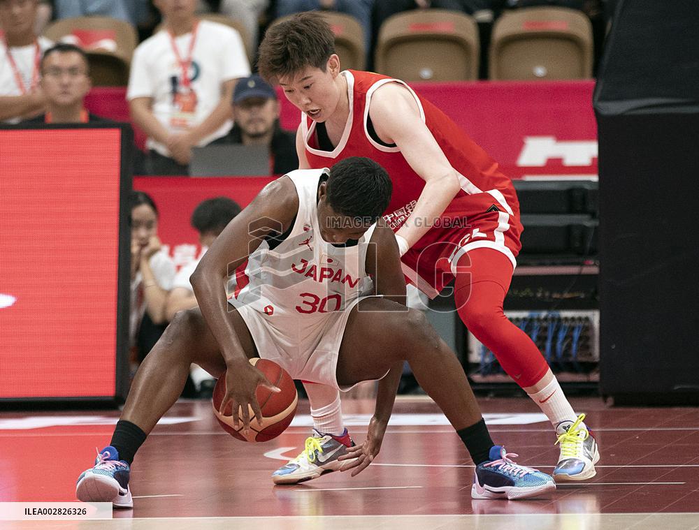 (SP)CHINA-SHAANXI-XI'AN-BASKETBALL-WOMEN-FRIENDLY-CHN VS JPN (CN)
