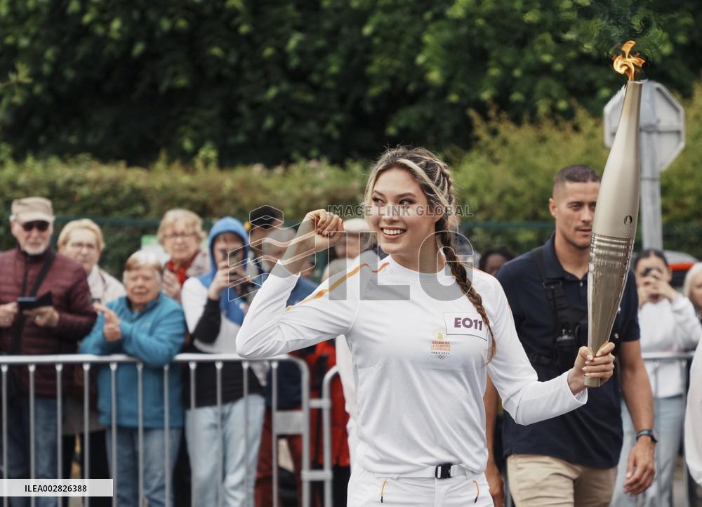(SP)FRANCE-LOIRE-2024 PARIS OLYMPIC-TORCH RELAY