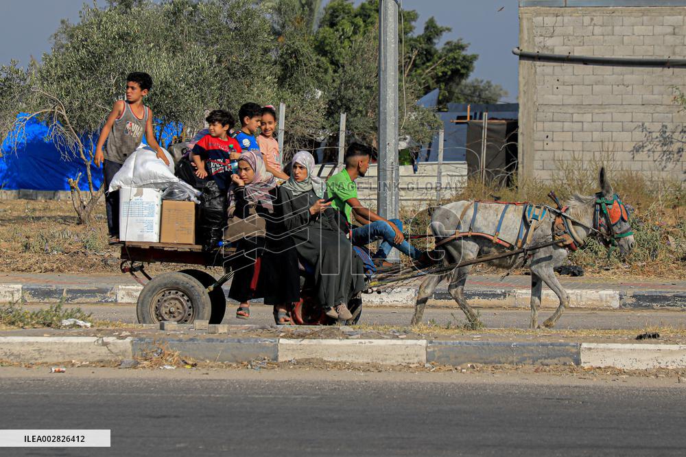 MIDEAST-GAZA-DISPLACED PALESTINIANS