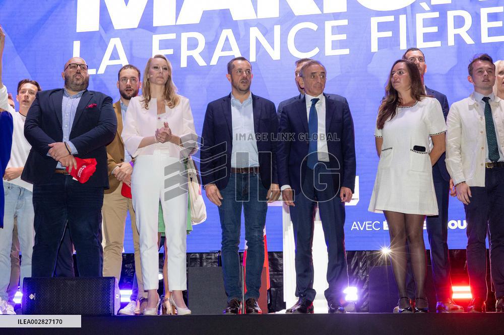 Last Campaign Meeting For Marion Marechal - Nice