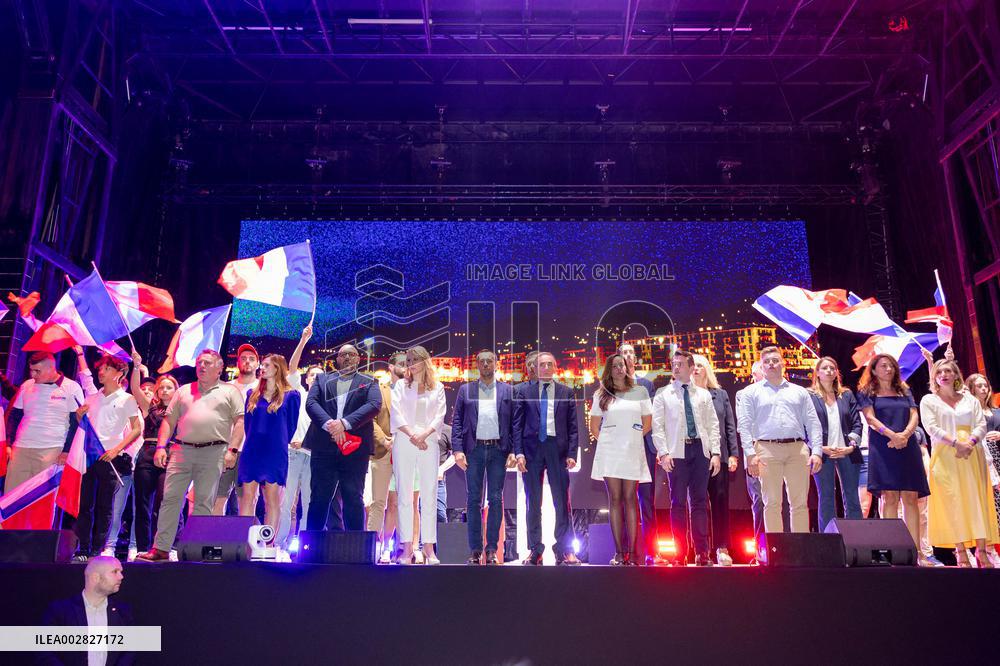 Last Campaign Meeting For Marion Marechal - Nice