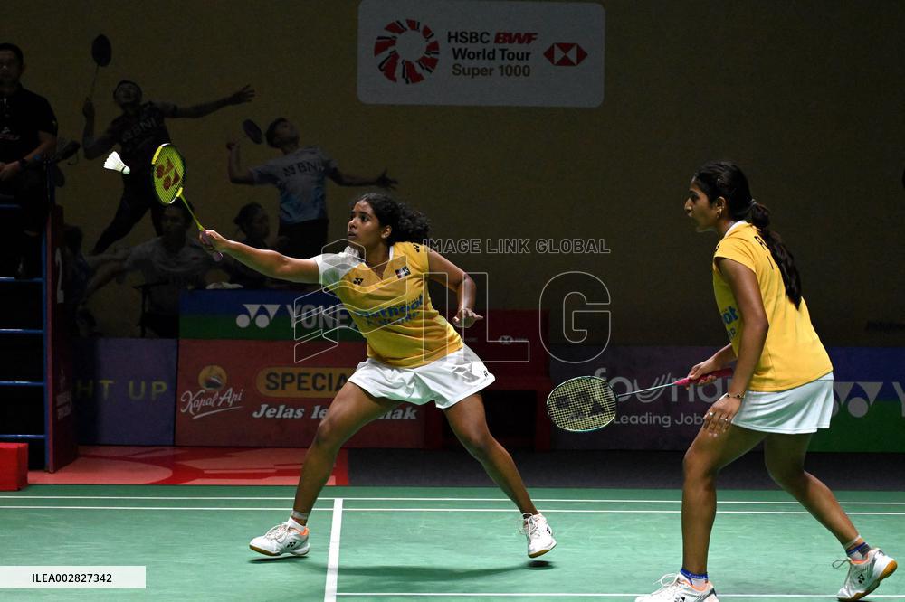 (SP) INDONESIA-JAKARTA-BADMINTON-INDONESIA OPEN-WOMEN'S DOUBLES