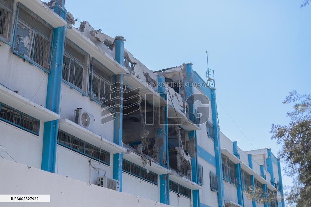 Israeli Strikes on UN-run School - Gaza