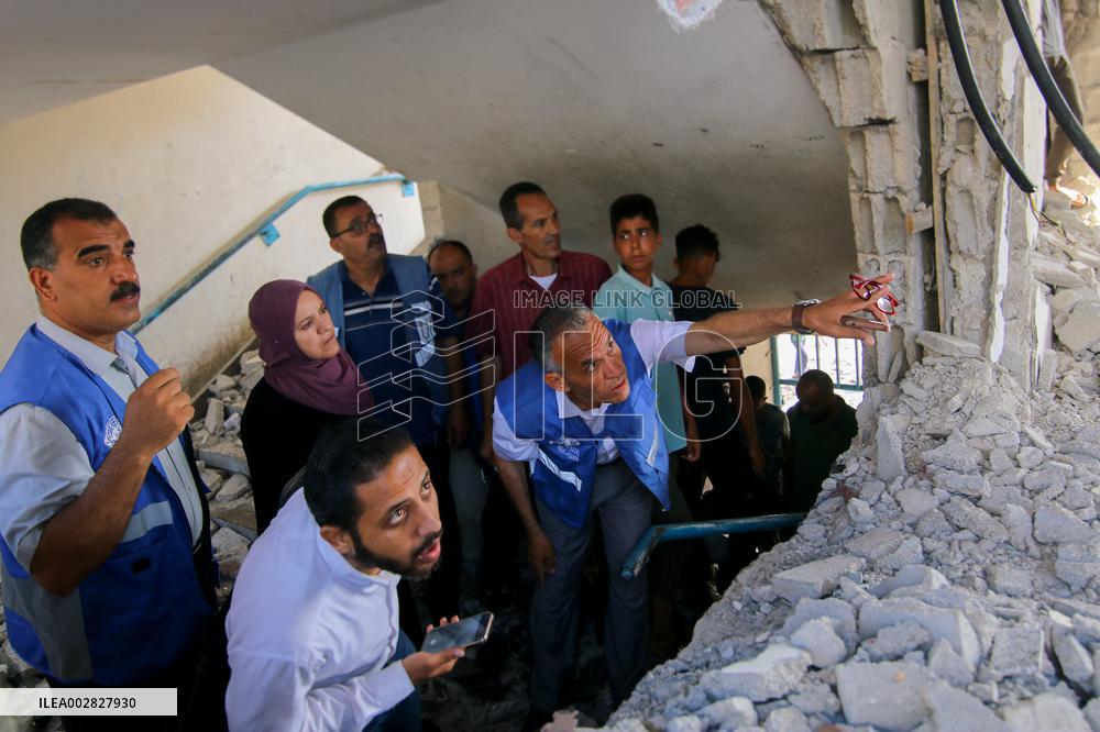 Israeli Strikes on UN-run School - Gaza
