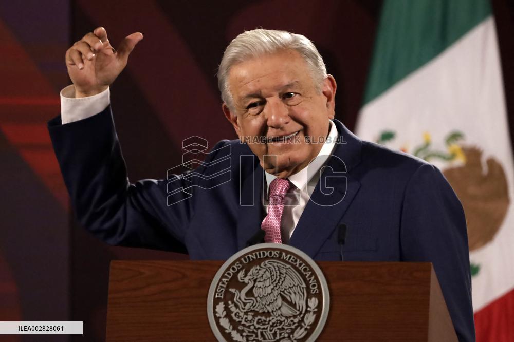 President Lopez Obrador Briefing - Mexico