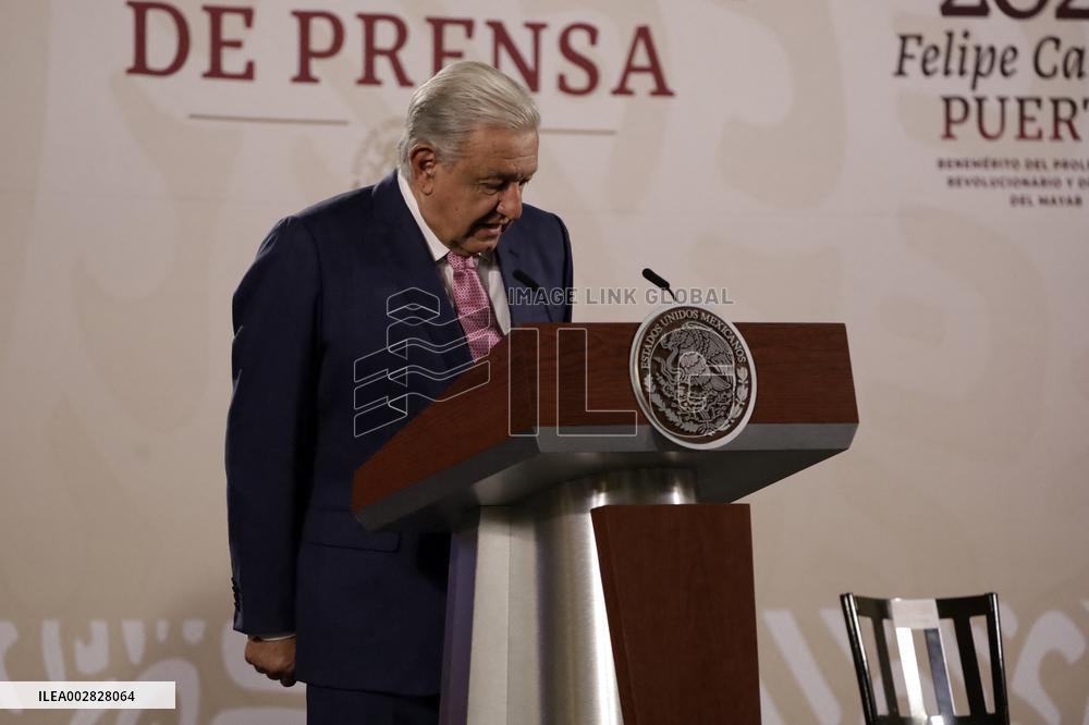 President Lopez Obrador Briefing - Mexico