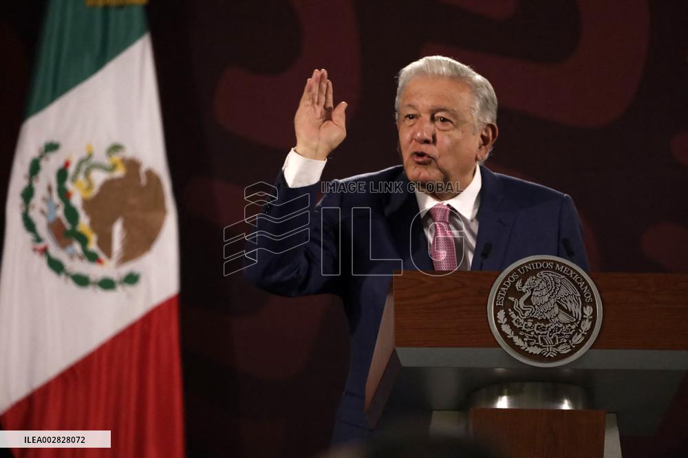 President Lopez Obrador Briefing - Mexico