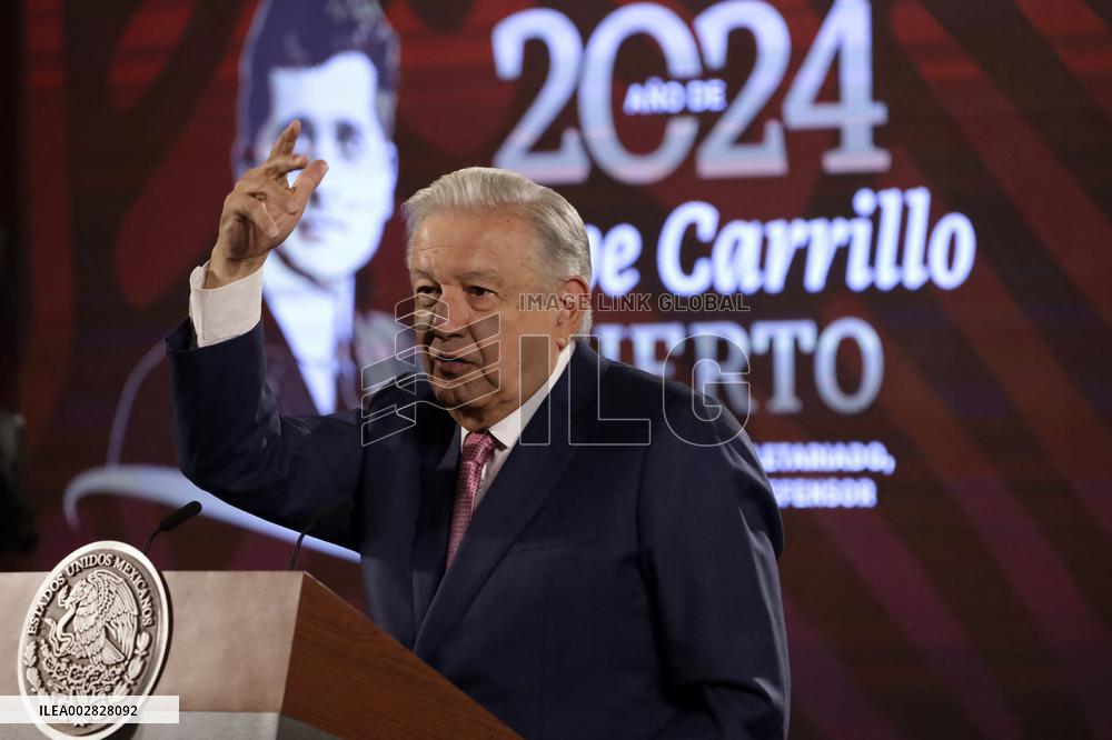 President Lopez Obrador Briefing - Mexico