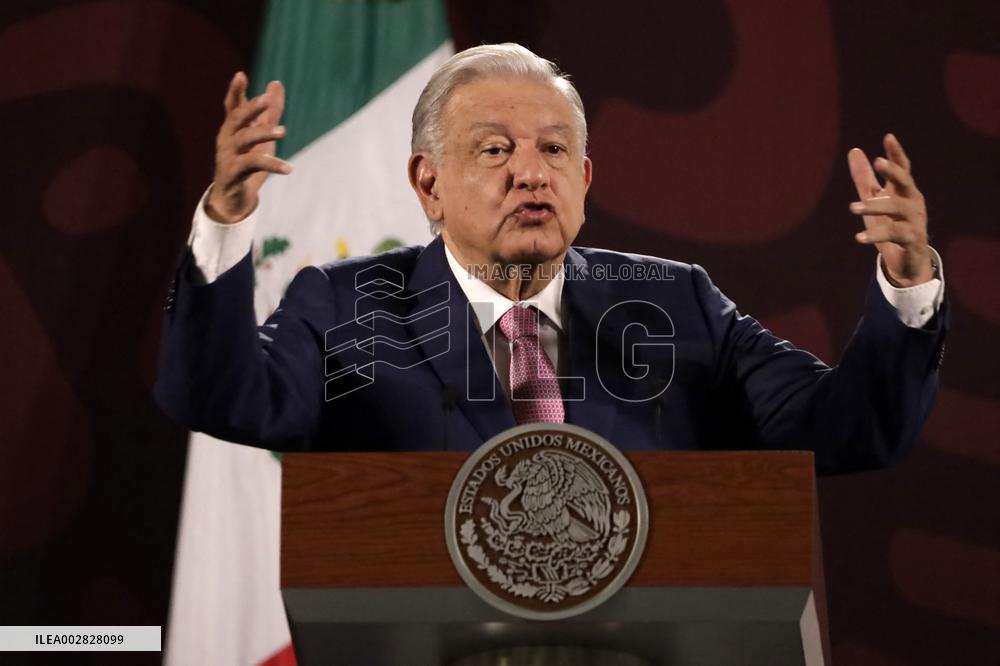 President Lopez Obrador Briefing - Mexico