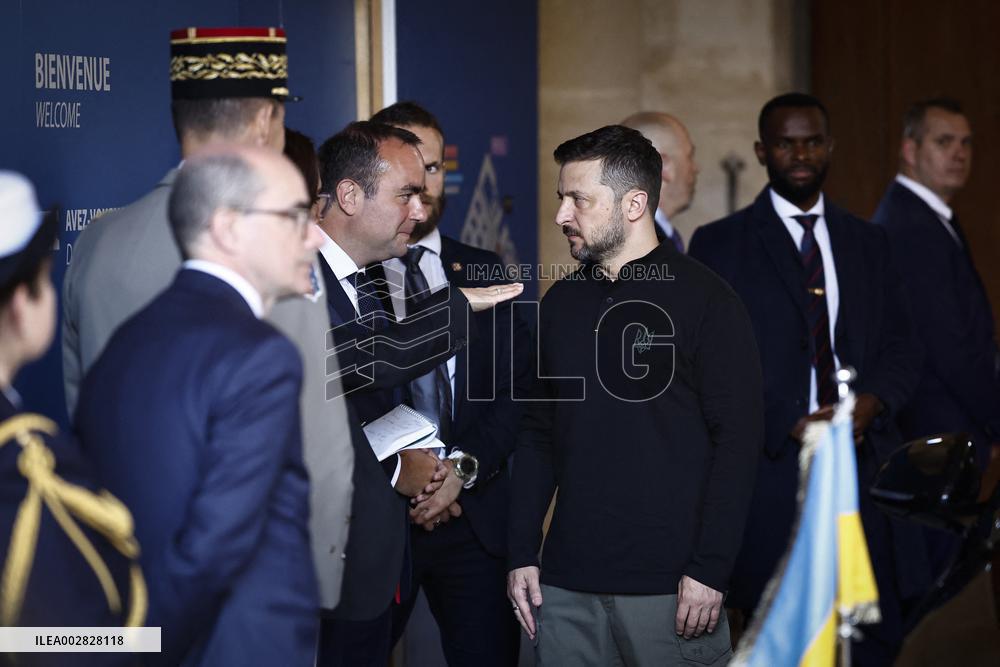 Volodymyr Zelensky At The Invalides - Paris