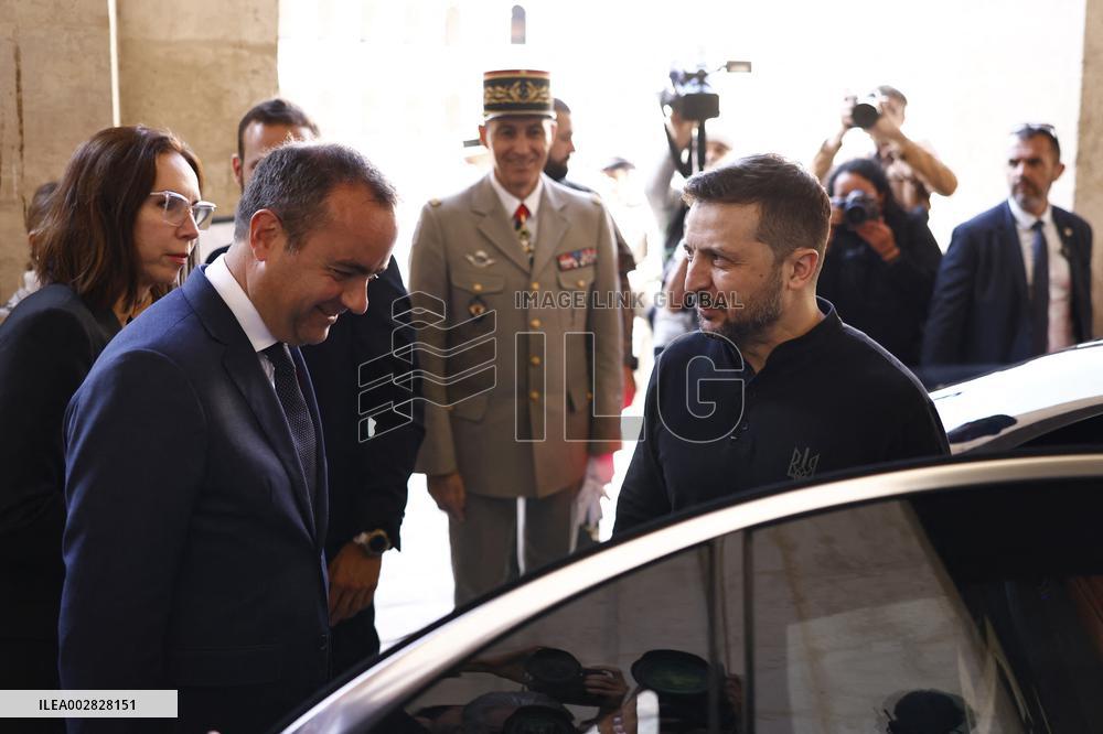 Volodymyr Zelensky At The Invalides - Paris