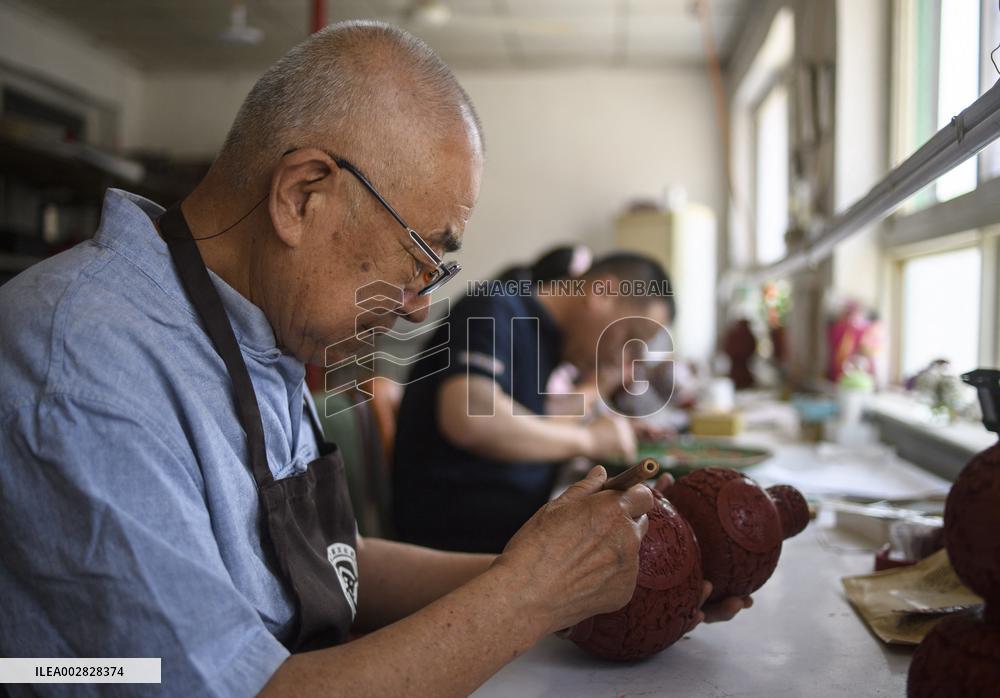 (MASTER OF CRAFTS)CHINA-CARVED LACQUER-INHERITOR-STUDIO (CN)