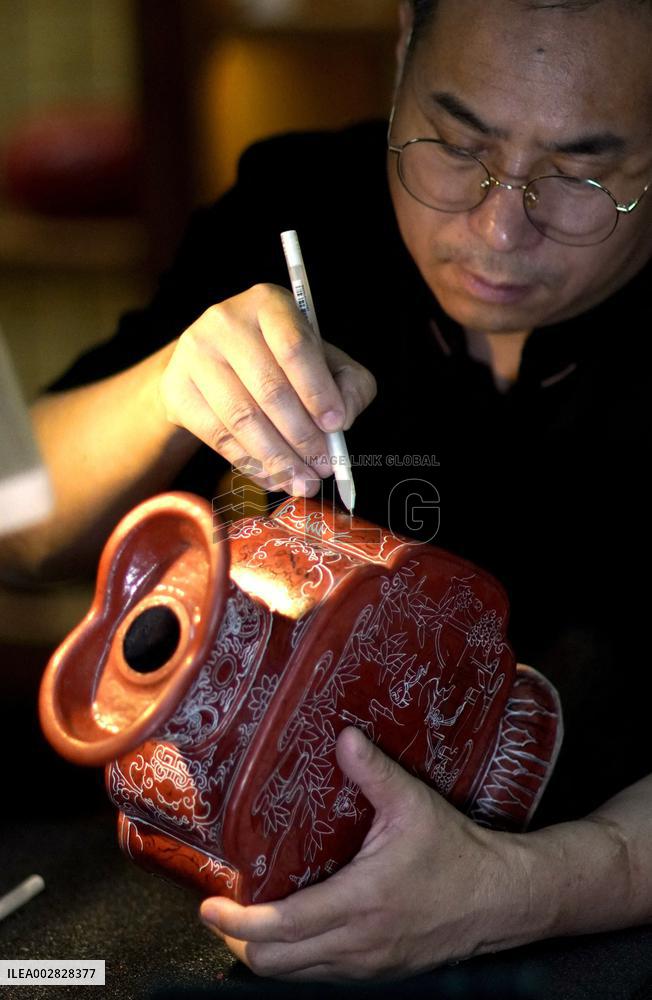 (MASTER OF CRAFTS)CHINA-CARVED LACQUER-INHERITOR-STUDIO (CN)