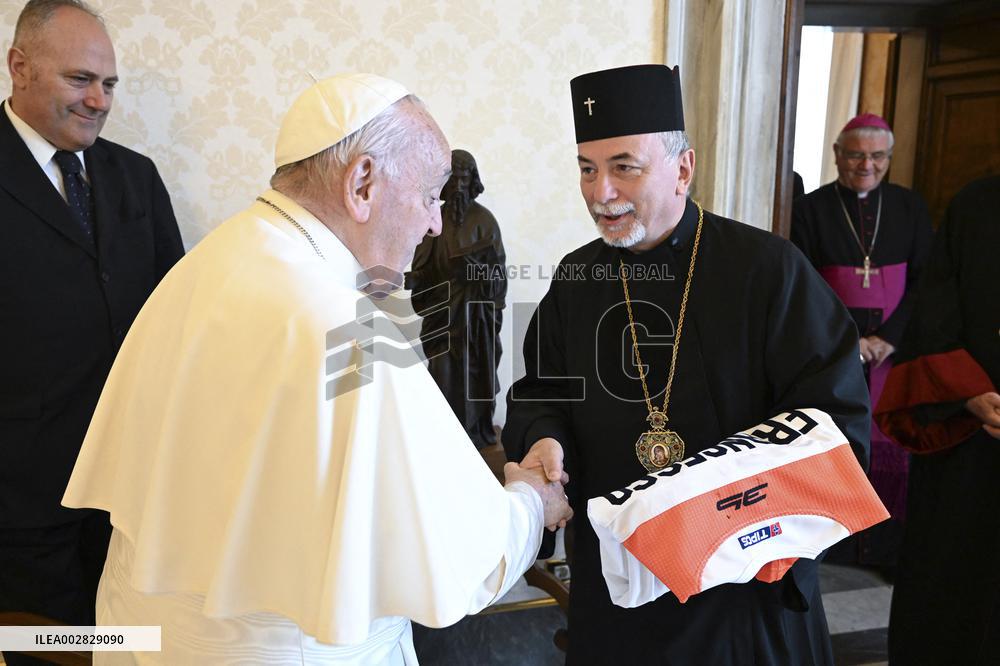 Pope Francis In Private Audiences - Vatican