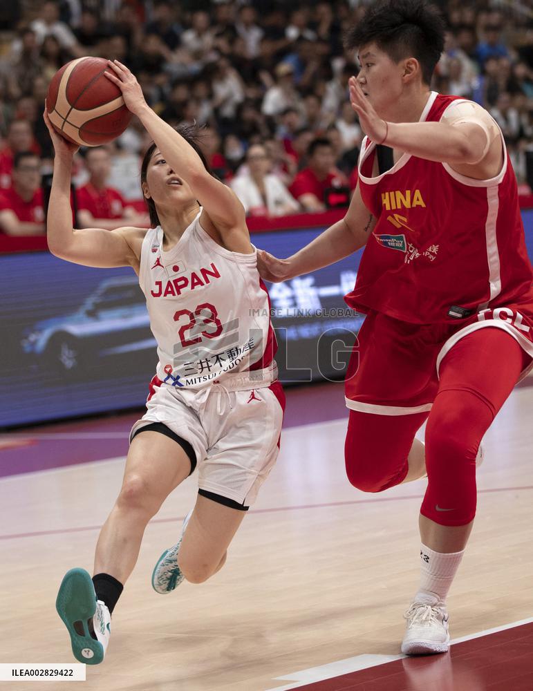 (SP)CHINA-SHAANXI-XI'AN-BASKETBALL-WOMEN-FRIENDLY-CHN VS JPN(CN)
