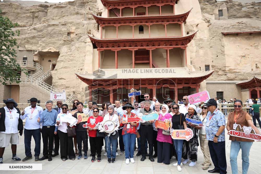 CHINA-GANSU-ENVOYS-VISIT (CN)