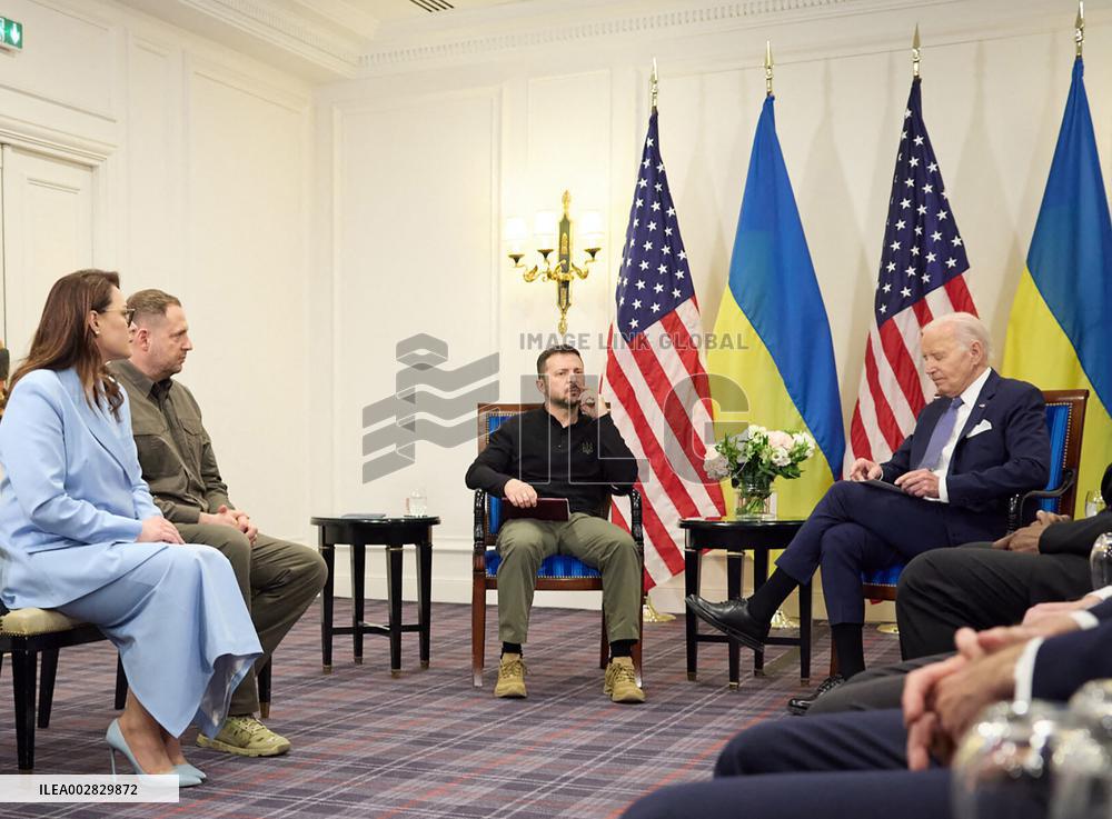 Biden And Zelensky Bilateral Meeting - Paris