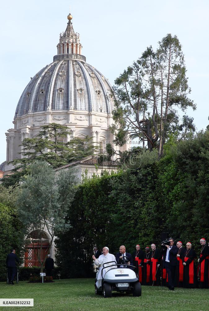 Pope Francis Commemorates 2014 Invocation For Peace In Holy Land - Vatican