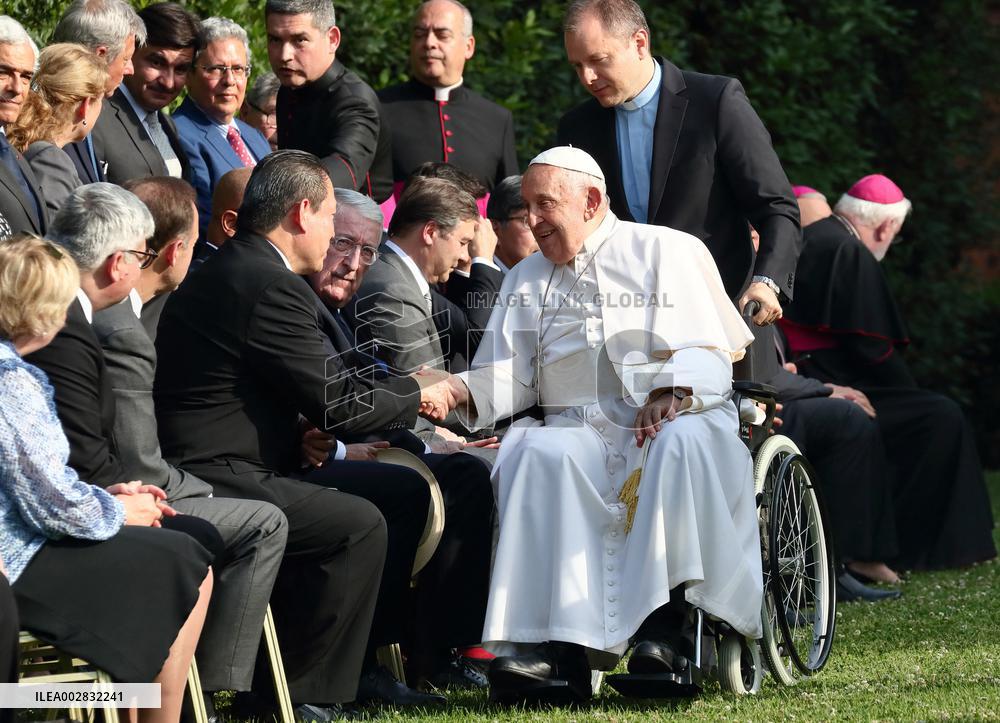 Pope Francis Commemorates 2014 Invocation For Peace In Holy Land - Vatican