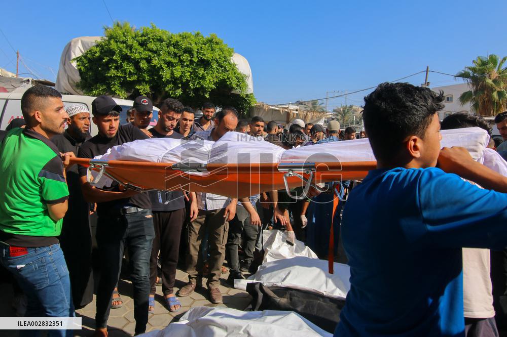 Funeral in Nuseirat Refugee Camp - Gaza
