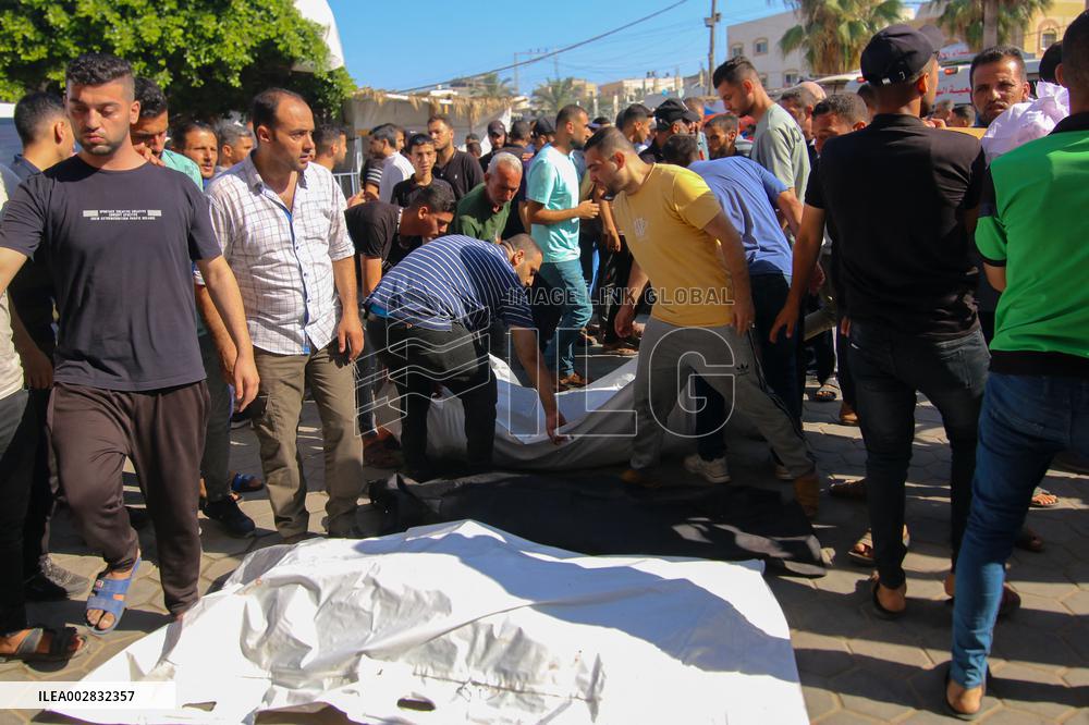 Funeral in Nuseirat Refugee Camp - Gaza