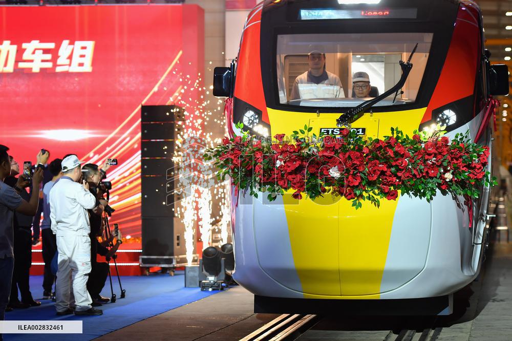 CHINA-HUNAN-ZHUZHOU-ETS3 TRAIN-ROLL-OFF (CN)